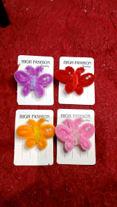 bros kupu kupu lucu dari kawat bulu harga paling murah /bros / bros murah / bros lucu
