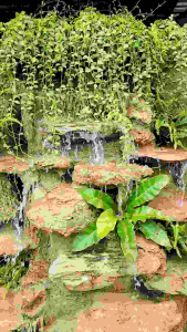 น้ำตกหินจริง น้ำตกหินภูเขา น้ำตกในสวน น้ำตกหน้าบ้าน น้ำตกราคาโรงงาน น้ำพุ น้ำล้น น้ำตกพร้อมตกแต่ง