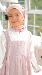 MANASIKANA Marsya Dress Yoryu Motif Bunga Anak Perempuan 2-12 tahun