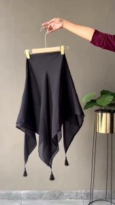 HIJAB PARIS JADUL TASEL TIGA SISI//PARIS TASEL/APATIS TERBARU