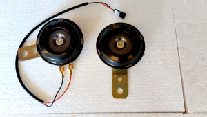 Còi xe điện 48v 60v lắp cho xe đạp điện xe máy điệnkèn sắt âm thanh lớnloa phụ kiện phụ tùng xe đạp điện