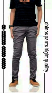 CELANA PANJANG PRIA CHINO SLIMFIT kerja harian santai liburan