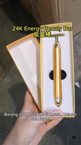 24K Energy Gold T Bar Face Lifter Slimming Massager Japan Beauty Bar