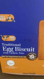 Traditional Egg Biscuit – Almond & Cashew Nut Halal 30pcs