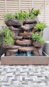 น้ำตกหิน น้ำตกจำลอง มุมน้ำตก