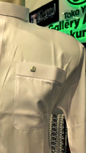 Al Mahbub Exclusive Baju Koko Rahman Bahan Saudi Motif polos Lengan panjang
