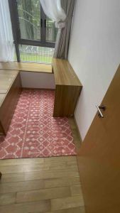 Window bay table customize singapore with below drawer cabinet if.change house no window bay still can use