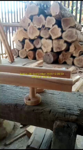 Handle Pintu Minimalis & Pegangan Pintu Kayu Jati Gagang Pintu Mentahan Ukuran 40cm