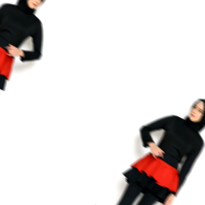Jasmine Sportwear - Legging Rok Olahraga Wanita Senam Gym Poundfit Dua Layer