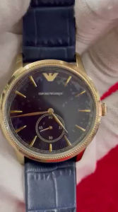 EMPORIO ARMANI QUARTZ SWISS MADE NAVY