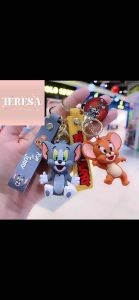 【TERESA】A91 Rantai Kunci Kartun Tom & Jerry|Cartoon Tom & Jerry Keychain|卡通猫和老鼠钥匙扣|车钥匙扣 / 包包挂件 / 经典动漫饰品