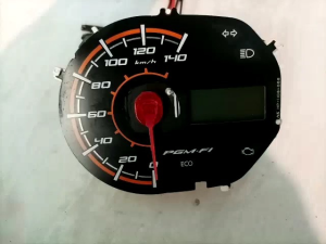 polarizer plus mika susu putih set atas bawah Lcd speedometer Beat k81 PNP HONDA Scoopy donat original