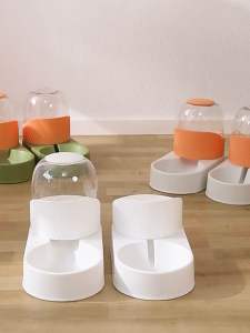 Large Capacity Automatic Feeder and Water Dispenser for Cats and Dogs Whale Drinking Bowl Feeding Dog Bowl Cat Bowl