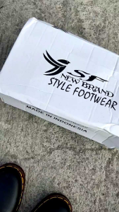 Sepatu Pria Low Hitam STYLEFOOTWEAR Kasual Boots Kulit HITAM Karet Shoes Casual KERJA