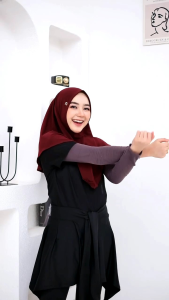 VANYA Sport Daffi Hijab Olahraga Premium Jersey Yoga Pound Fit Kerudung Jilbab Instan Viral