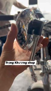 Gương chiếu hậu TRÒN KIỂU SIÊU TO ĐƯỜNG KÍNH 108mm chân 10ly thuận gắn nhiều loại xe …