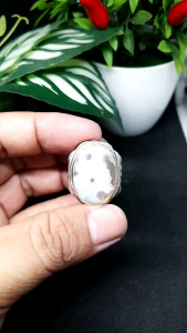 Cincin Batu Akik Motif Antik Unik Klasik Natural Realpict