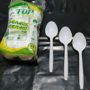 Sendok Cendol Putih Susu isi 50 pcs