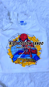 3 Pcs Pack White Cotton Sando for Boys Soft 100% Cotton Tank Tops for Kids & Baby 0-12 Years Breathable Easy-Care Machine Washable for Daily Wear School and Play