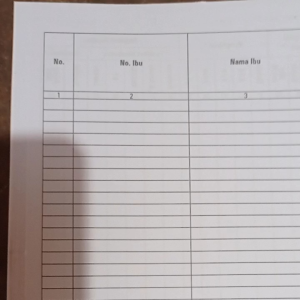 BUKU REGISTER KOHORT IBU BERSALIN