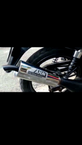 Knalpot Yamaha Fiz R standar racing Ahm suara garing kemrincing Terlaris