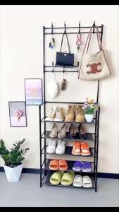 Rak Sepatu Susun 5 Tingkat Stainless Steel Tempat Sepatu Sandal AXLO 915 GSF 3105 4105 Rak Organizer Rak Buku Rak Serbaguna