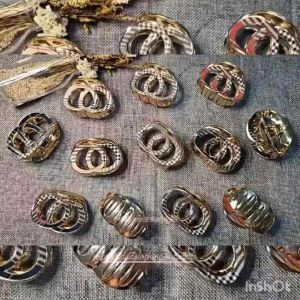 JEPIT RAMBUT CHANEL IMPORT 65CM / JEDAI GOLD MOTIF TERBARU / JEDAI BRANDED 5 JARI / JEPIT SALON ELEGAN / CH HAIRCLAW / CR7721