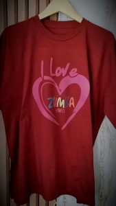 kaos zumba with highslit belah samping katun combad 24s dan baju zumba croptop oversize