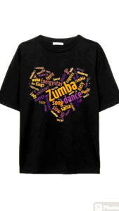 Kaos Zumba Highslit Oversize: Baju Olahraga untuk Wanita