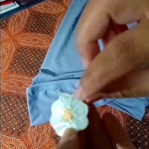 Patch Bordir Bunga (Tinggal setrika)