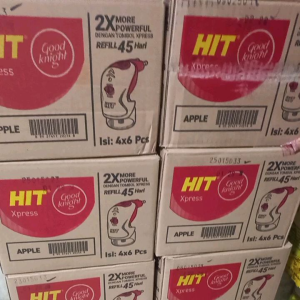 ( PAKET HIT SET 4 pcs ) Alat dan Isi Obat Anti nyamuk Elektrik HIT EXPRESS Good Knight + Refill 35ml/45hari