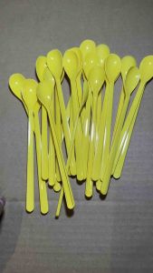 Approx 50 Pieces Plastic Long teaspoon For dessert colored By Drakes Packaging Supplies Trading