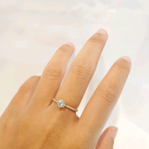 Deux - Cincin Wanita Premium Solitaire