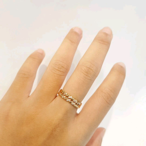 Deux - Cincin Wanita Premium Kepang