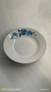 PIRING MAKAN KERAMIK (DS12) ISI 6PCS