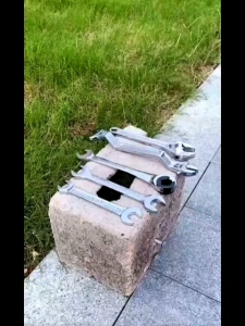 Dual Head Wrench Tork Adjustable | Kunci Ring Serbaguna Multi Fungsi | 8-13 × 14-22