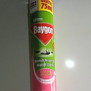 Baygon Semprot 600+75ml Taman Bunga