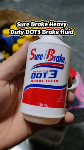 Sure Brake DOT3 Brake Fluid 150ml Heavy Duty