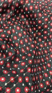 Voan ép nhũ bi đỏ. Khổ vải 15m