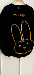 atasan kaos wanita zolla#46 top/matrial catton combed 24s adem halus tebal nyaman sablon plastisol