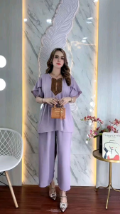 ONE SET FANIA SETELAN CRINKLE AIRFLOW SULTAN JUMBO LD 120