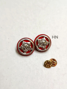 pin kerah baju satpam perak miror