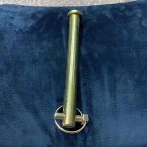 7 หุน ยาว 8 นิ้ว สลักหัวกลม พร้อม ปริ้นห่วงแกนโต 10 มิล ชุบทอง