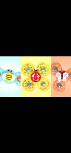 Baby Kids Spinner Toy Cartoon Bath Toys Finger Spinning Rotation Spin Wall Suction Mainan Bayi - 1/3in 1 pcs
