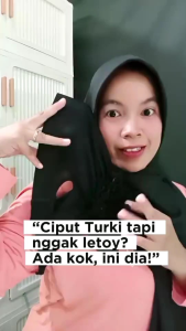 PAKET HEMAT 3 PCS CIPUT MARSHA CEPOL LUBANG TELINGA ANTY BUDEG //INER HIJAB (dalaman hijab)