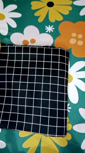 sprei kotak easthetic