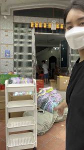 Kệ Đựng Đồ Đa Năng Kèm Sticker Ngộ Nghĩnh Đáng Yêu