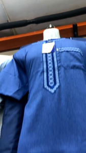 Jubah Lelaki Oblong Bordir Lengan Pendek Model IkafJubah Lelaki Oblong Bordir Lengan Pendek Model Ikaf