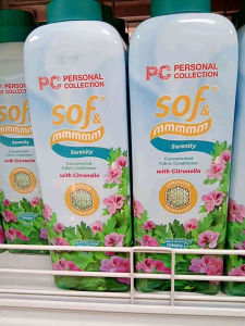 PERSONAL COLLECTION SOF & MMMMM SERENITY CONCENTRATED FABRIC CONDITIONER WITH CITRONILA