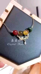 [MY🇲🇾 Ready Stock]🌈✨彩发晶项链｜Multi-Color Rutilated Quartz Necklace  ｜聚财转运 ✦ 平衡情绪 ✦ 提升贵人运 ✦ 展现自信魅力｜